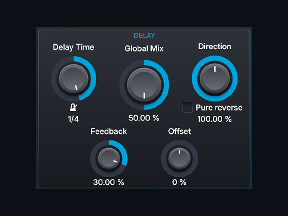 Coalesce VST AU AAX plugin interface showing delay controls
