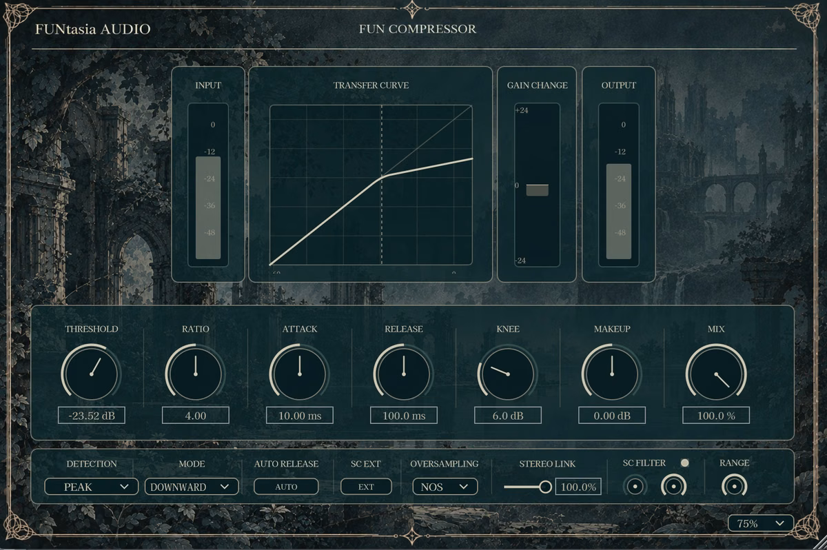 FUN Compressor: Free Upward & Downward Compressor by FUNtasia Audio