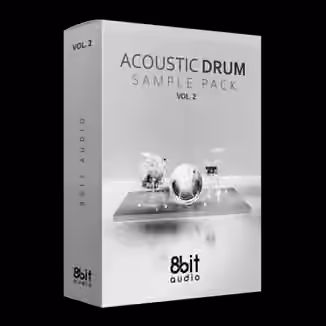 8bit Audio Acoustic Drum Sample Pack Vol.2 [WAV]