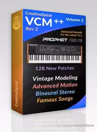Creative Spiral Voice Component Modeling (VCM) Patch Bank Volume 2 Prophet Rev 2 [Synth Presets]