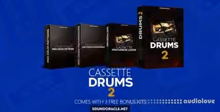 SoundOracle Sound Kits Cassette Drums 2 + Bonus [WAV, MiDi]